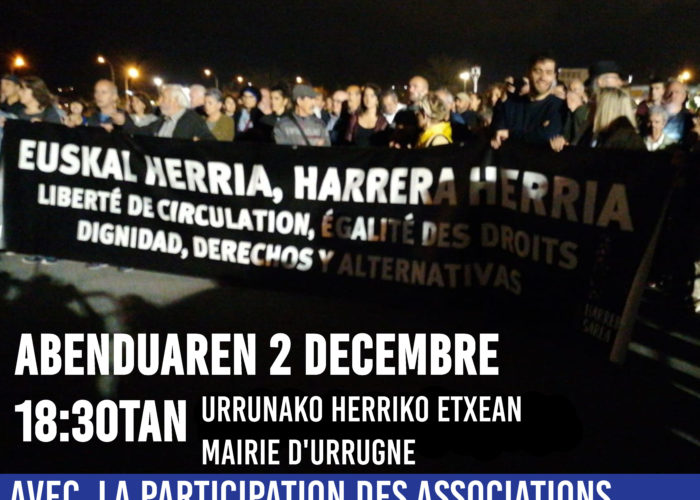 Ce soir: Table ronde sur la crise des réfugiés au Pays basque: travail des associations et solidarité